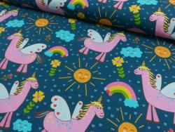 French Terry Cute Unicorn